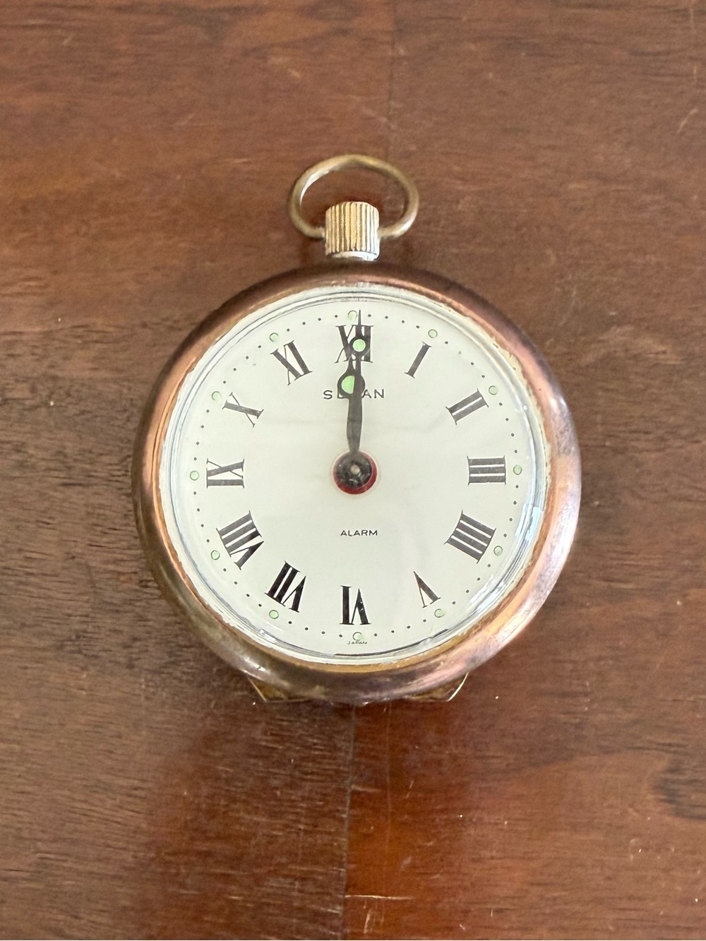 Vintage Sloan Pocket Watch Alarm Wind Up Not Working